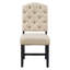 Ensemble de chaises de salle à manger de style rétro avec 2 chaises rembourrées-921418024