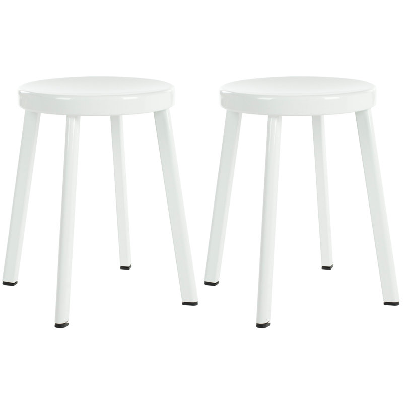 Tabouret de bar 17,7 po Liborius, Blanc