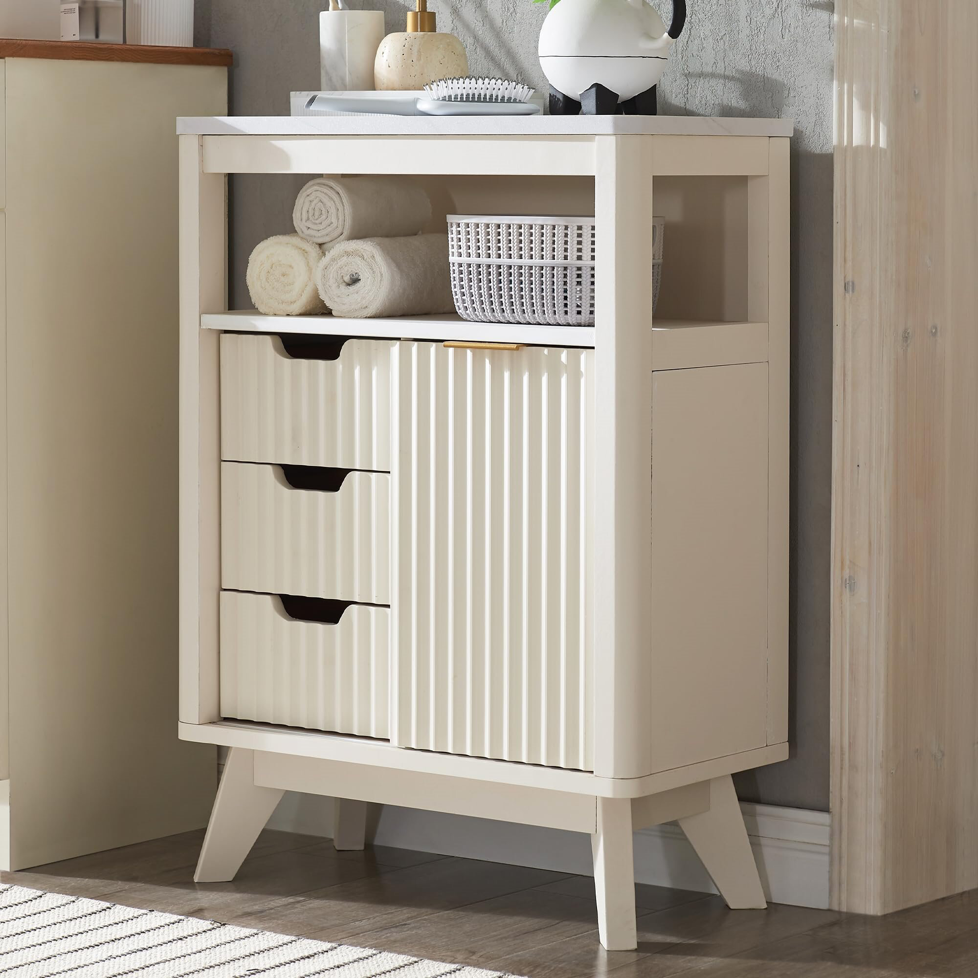 Corrigan Studio Bathroom Floor With Sliding Door Wayfair