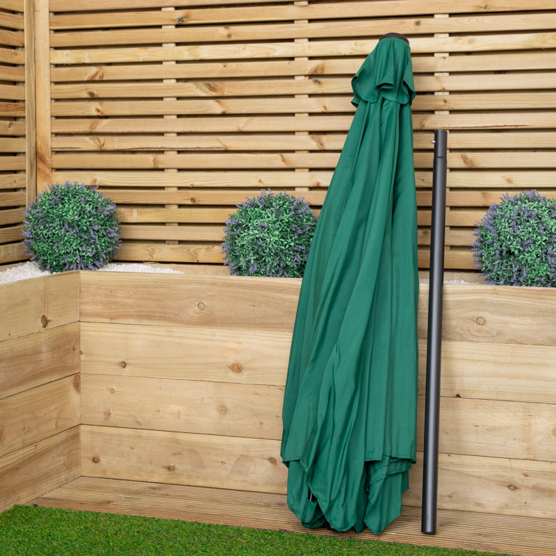 Samuel Alexander Cantilever Parasol, Green, 270cm W x 270cm D