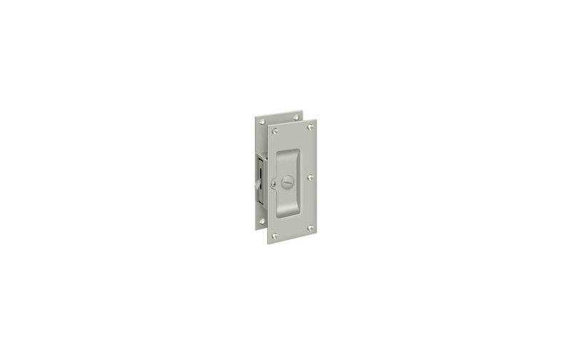 Pocket Door Hardware, Brushed Nickel
