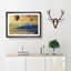 Hot Air Balloons Above Mount Fuji - Picture Frame Painting Print-56712227-56712226