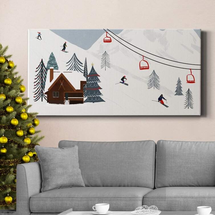 " Ski Slope Collection D " on Canvas