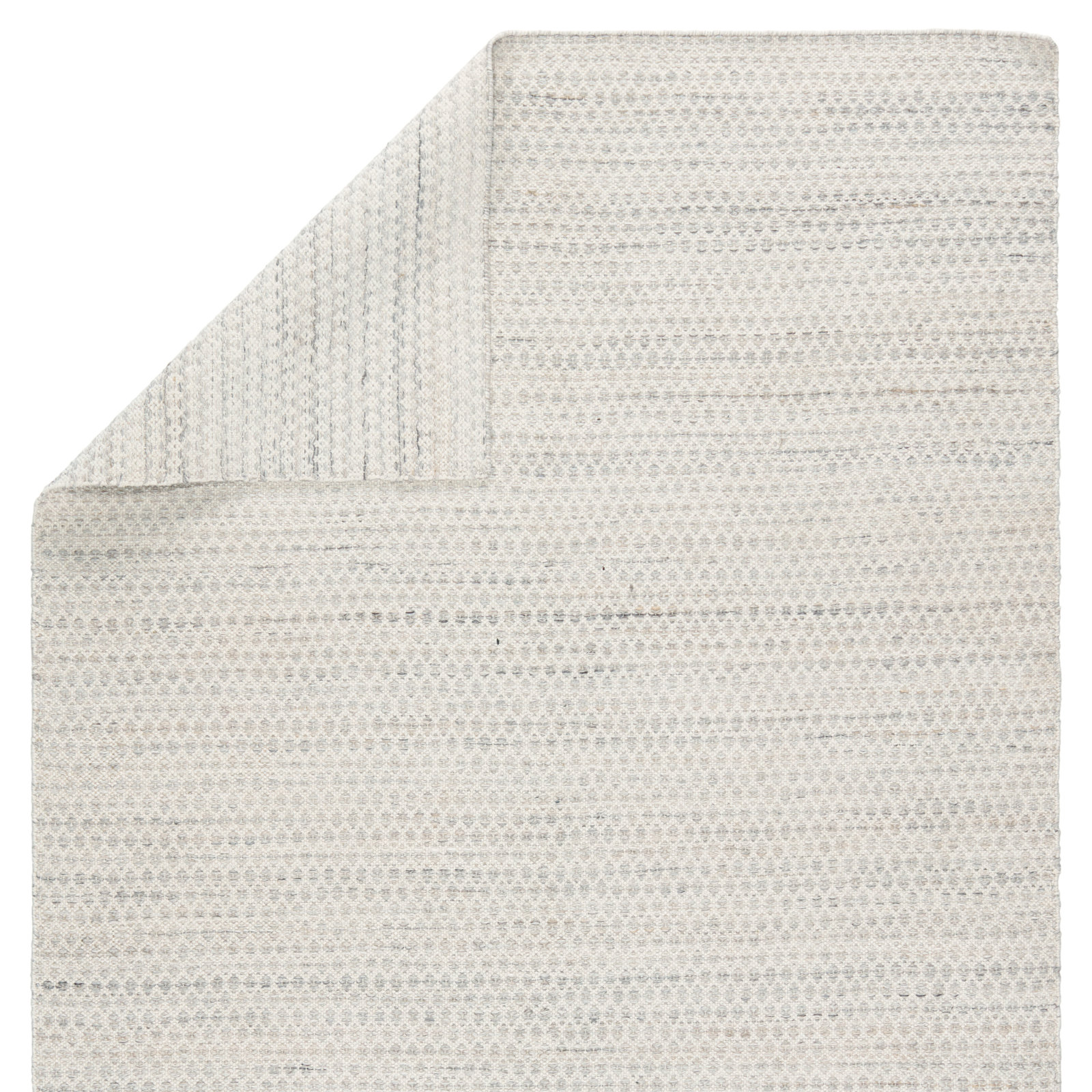 Gino Handmade Performance Cream/Taupe Indoor/Outdoor Rug, Rectangle 2' x 3'