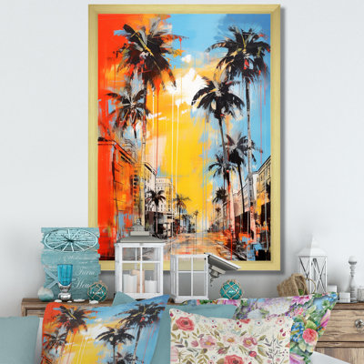 Ballas " Popart Palm Trees IV "