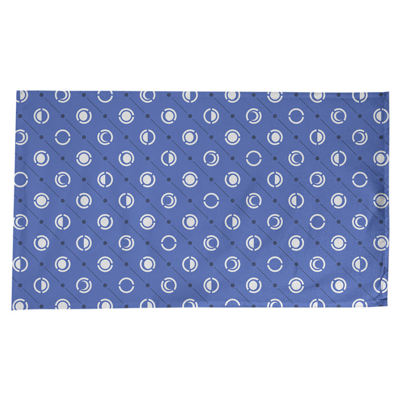 Nappe des phases de lune classiques, Bleu/noir