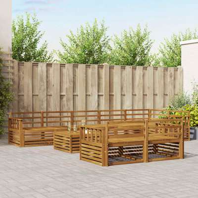 406cm Wide Patio Sectional Set