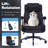Big and Tall  Ergonomic Executive Office Chair With Adjustable Lumbar Support and Armrest,400LBS-1793054554