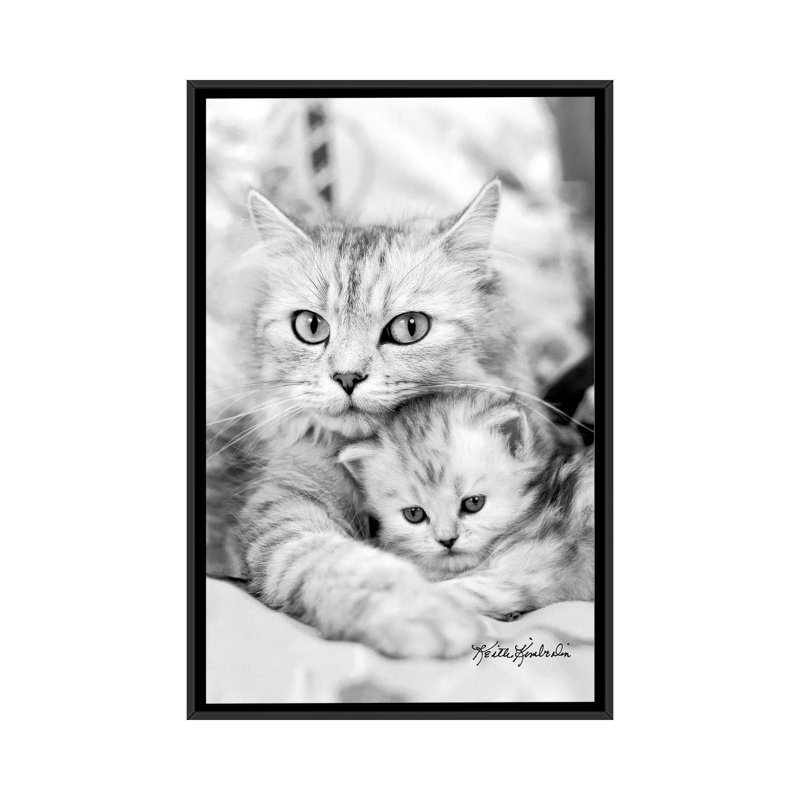 Twinkie & Kit by Keith Kimberlin - Print on Canvas, 101.6 cm H x 66.04 cm W, Black Framed