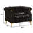  40.9" Velvet Chesterfield Chair-115797537