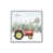 Cadre simple en chrome poli, bois massif