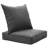 Ensemble de coussins de chaise d'extérieur / intérieur, coussins de remplacement de siège de patio profond-1537683510
