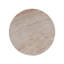 Outdoor/Indoor Lightweight Concrete Side Table,Travertine Finish