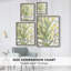 Sea Grass Fresco IV, reproduction encadrée - bois massif-501804922