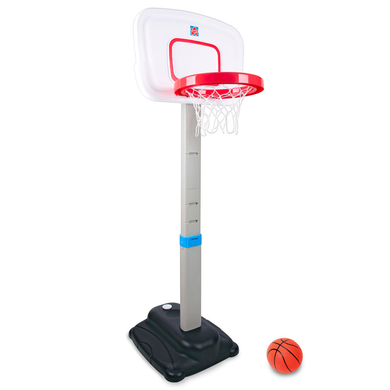 Support de basketball Grow'n Up, Argent/blanc