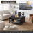 Weston 31.5" Traditional Square Coffee Table with Open Shelf-743965989