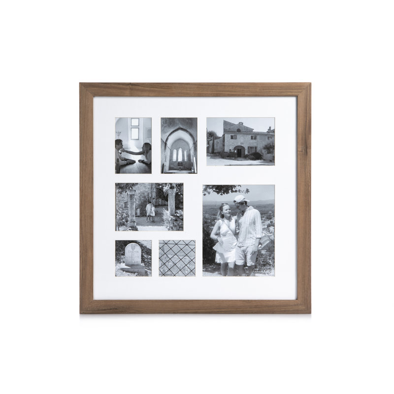 Wood Picture Frame with Mat