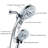 6-Setting 6" Shower Head, 8-Setting 5-Zone Hand Shower ,6 Ft Hose, 1.8 Gallons Per Minute-123283488