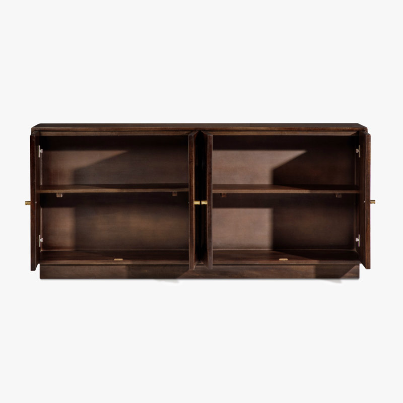 Buffet en bois massif Kota Cane