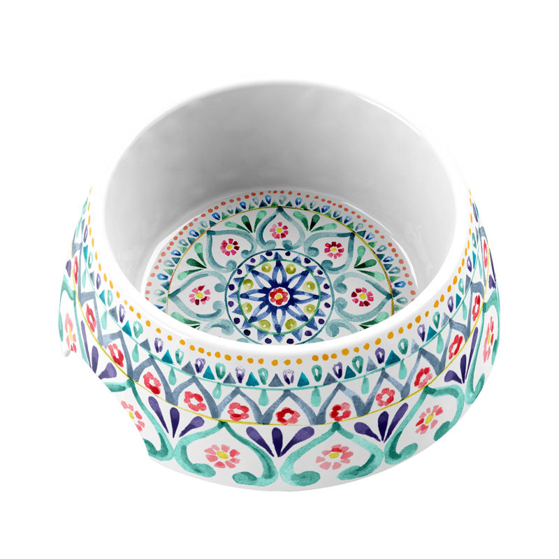 Milagros Anti-Skid Pet Bowl, Blue