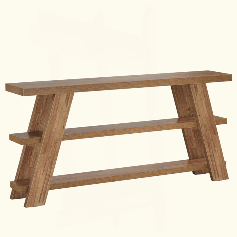 Slim Storage Side Table,3-Tier Console Table,Sofa Table