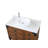 42'' Single Bathroom Vanity with Marble Top