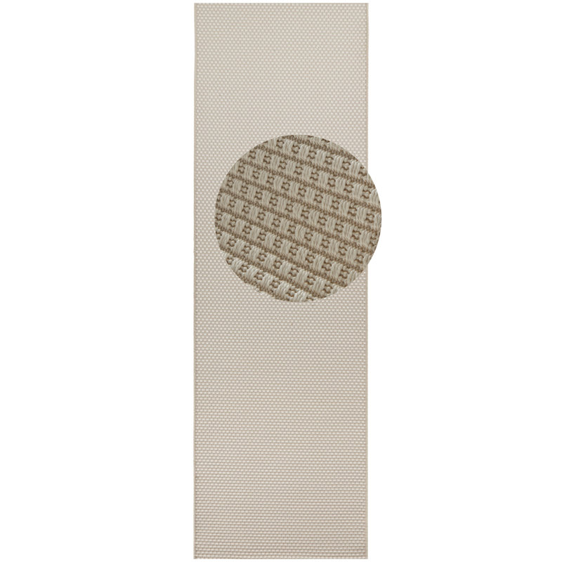 Flatweave Ivory Rug, Runner 80 x 500 cm