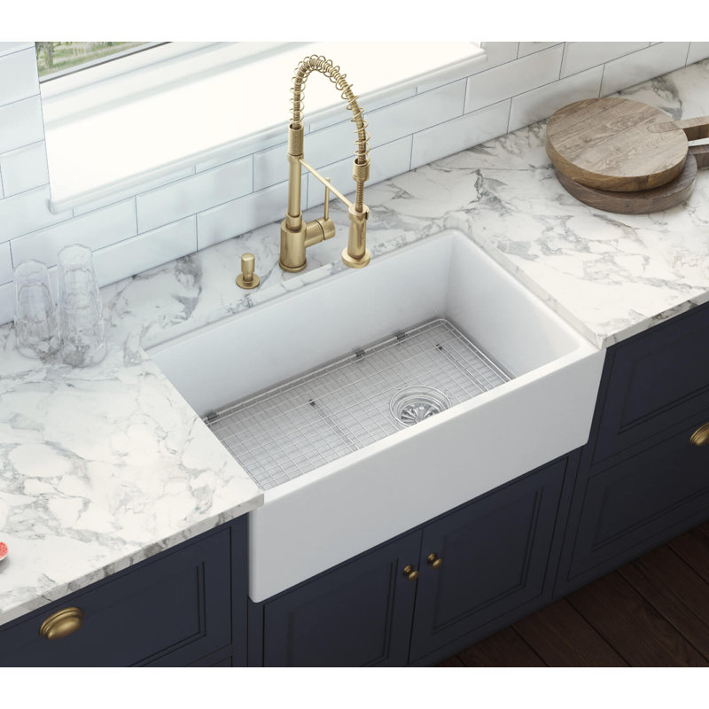 Ruvati 30 pouces Fireclay Farmhouse