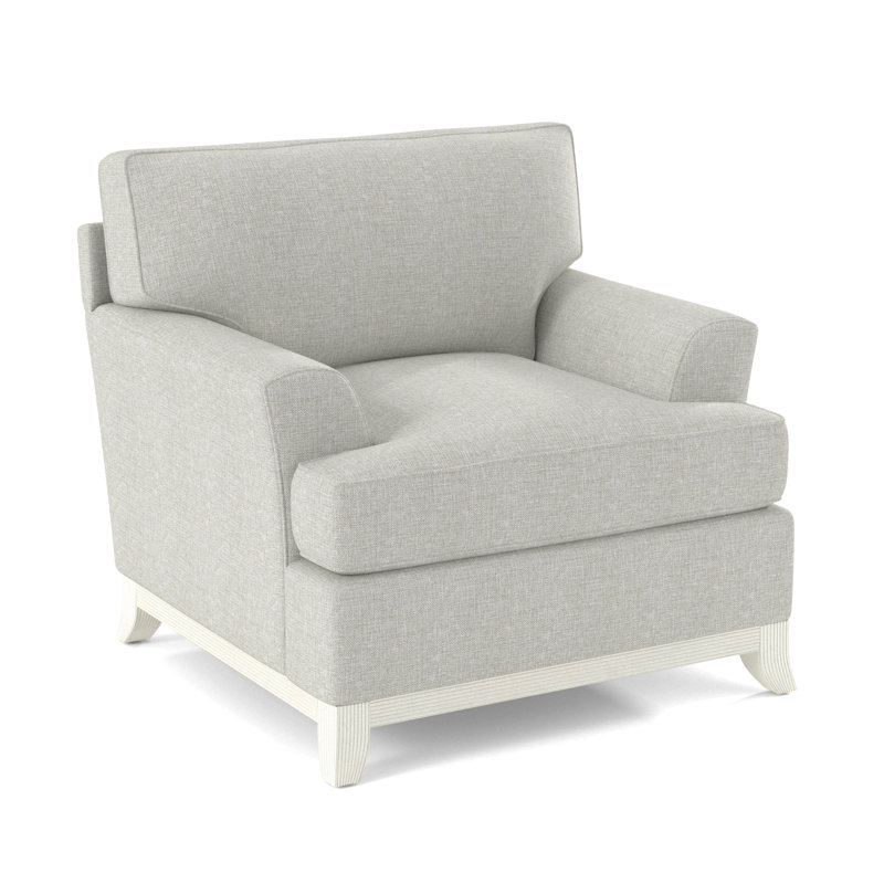Oaks Way Armchair, Frost White, White Performance Fabric; 0851-94