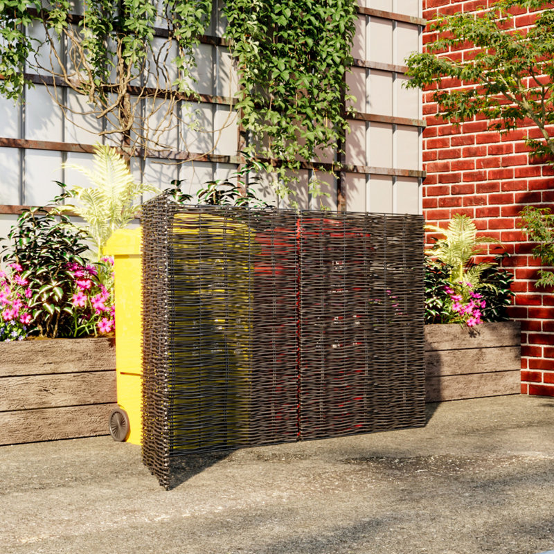 Chariah 115cm H x 90cm W Wood Fence Panels Included