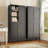 Winston Porter 74.8''Tall Metal Kitchen Garage Tool Buckhurst With 4 Doors and Adjustable Shelves-1443309029