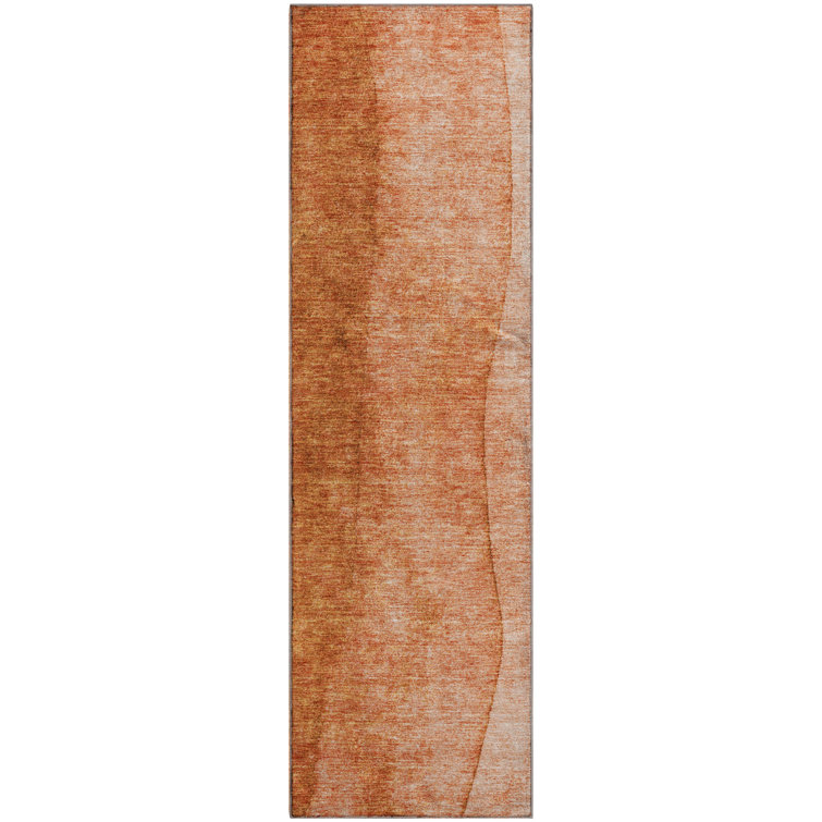 Premium Machine Washable Cerrito Paprika Rug