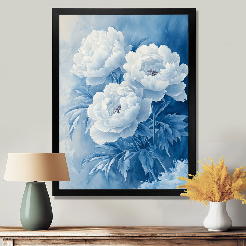 Kinkade - salon d'art mural floral, Noir, noir, noir, noir, H 20 po x l 12 po, Reproduction encadrée d'une seule photo
