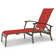 Askar Outdoor Rust-Resistant Metal Chaise Lounge