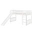 Lit mezzanine simple avec glissade