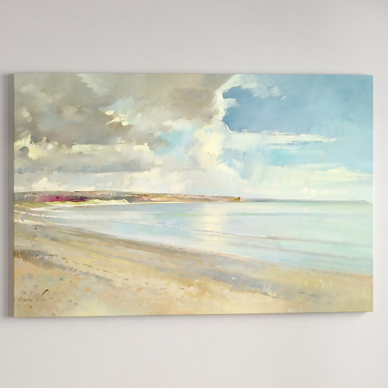 «Reflection Clouds, Oxwich Beach, 2001», reproduction d'art, H 32 po x l 48 po x P 1,5 po, Toile
