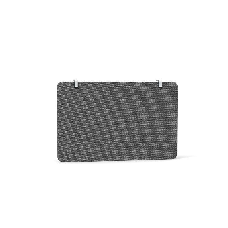 Panneau de modestie en tissu Pinnable, H 16,5 po x L 27 po, Gris foncé