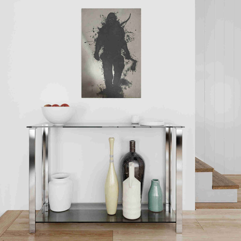 «Apocalypse Hunter» par Nicklas Gustafsson, sur aluminium brossé, H 24 po x l 16 po
