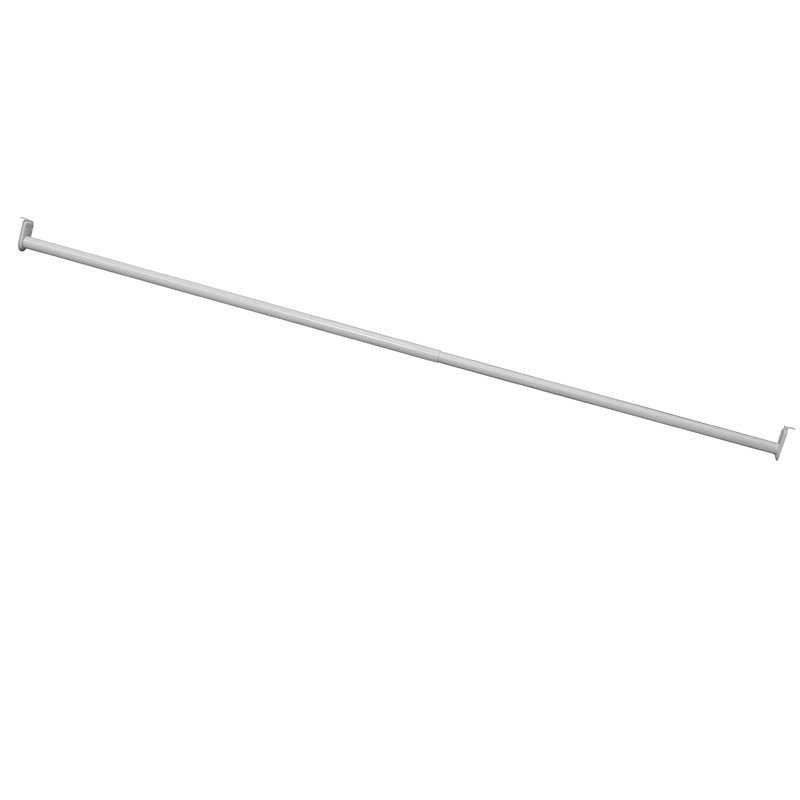 Tringle de garde-robe ajustable, acier, capacité de 30 livres - Design House, H 1 po x l 72 po x P 1 po, Chrome poli