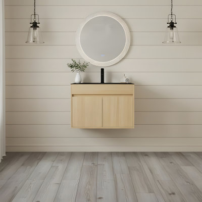 Meuble-lavabo mural 28 po