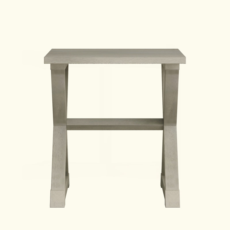 Accent Table - End - Side Table - Square - Nightstand, Antique Gray