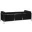 Canapé modulaire Annis LeatherSoft avec siège matelassé et structure enveloppante
