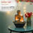 Indoor Tabletop Tiered Water Fountain with Tealight Candle Holders