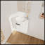 Meuble-lavabo à fermeture en douceur avec lavabo-198485924