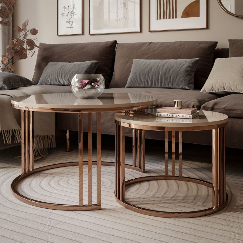 Coffee Table, Cashmere Gloss