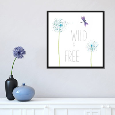 «Wild and Free», peinture sur toile tendue