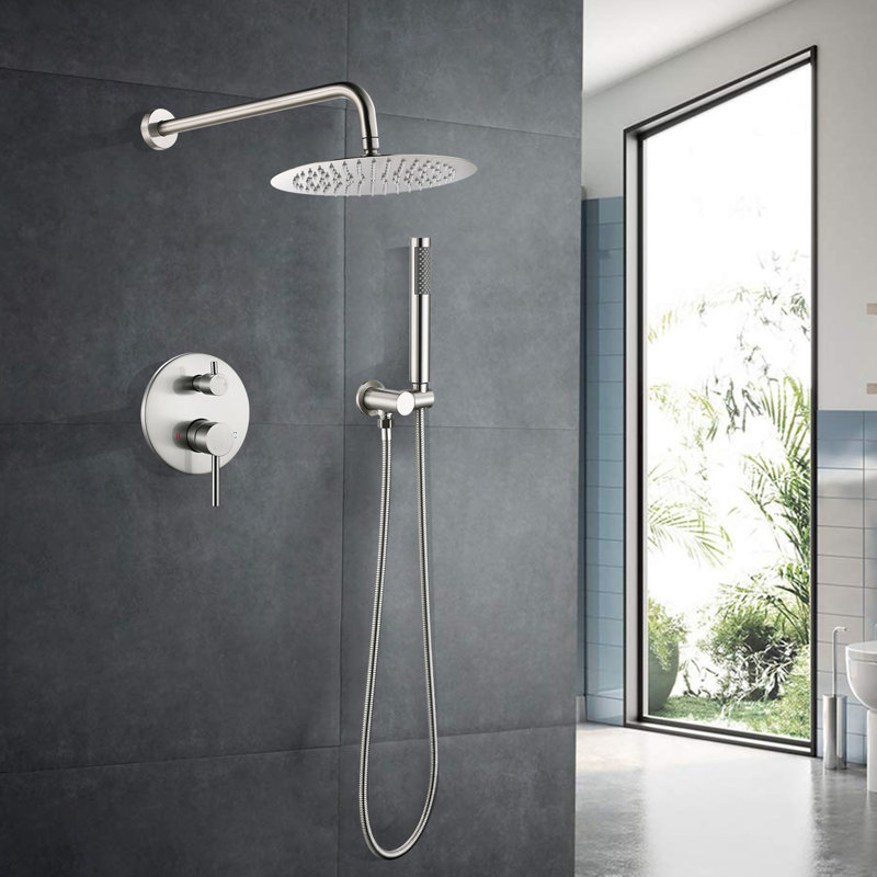Système de douche complet avec valve brute