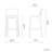 Sensilla Stackable Low Back Stool-28113175-253008678