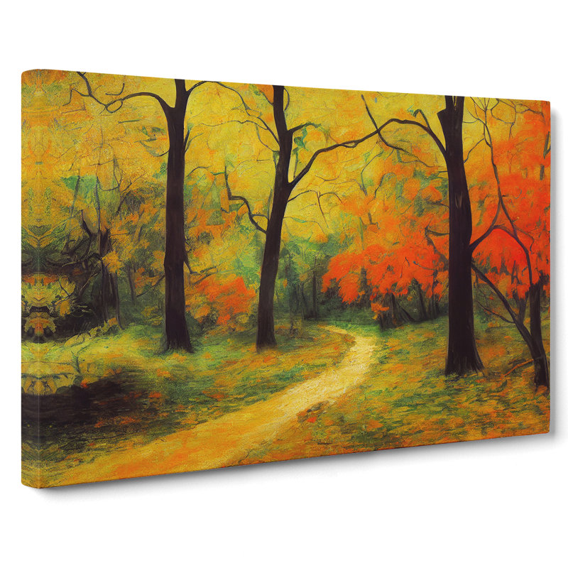 Epic Autumn Forest - Wrapped Canvas