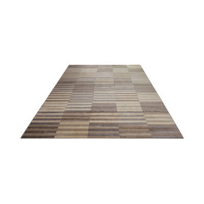 Tapis brun/gris Kaiti